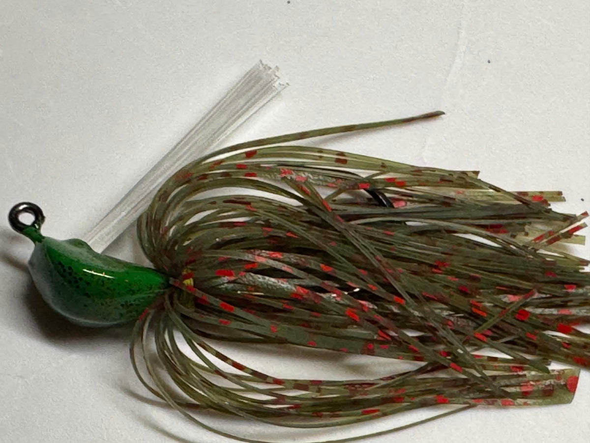 Old Fashioned Watermelon Red Flipping Jig